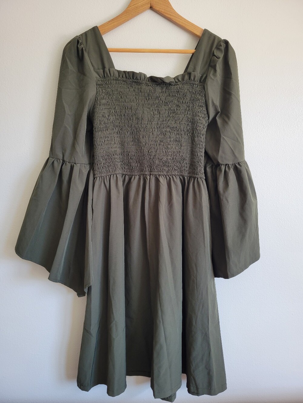 Scarlet Darkness | Renaissance Corset Dress W POCKETS - Green (S) - Picture 5 of 8